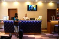 Reception of Six Inn Hotel in the center of Budapest at discount price with online booking